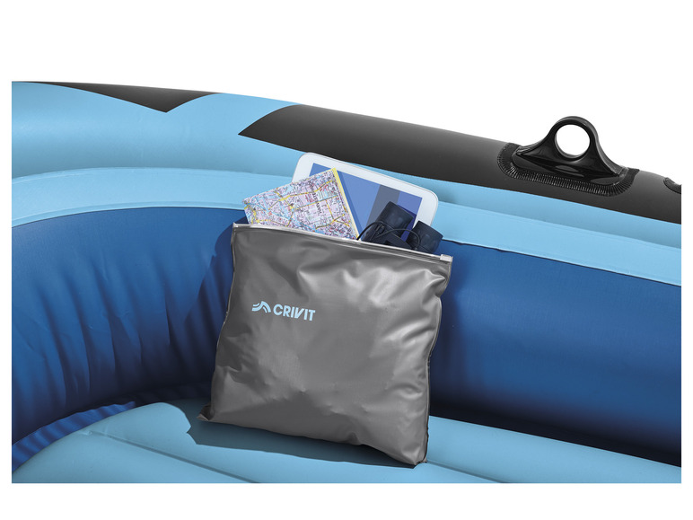 CRIVIT Schlauchboot, erhöhter Wand- und Bugbereich