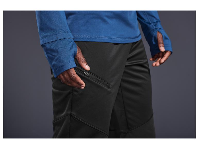 CRIVIT Herren Thermo-Funktionsshirt, mit reflektierenden Deko-Elementen