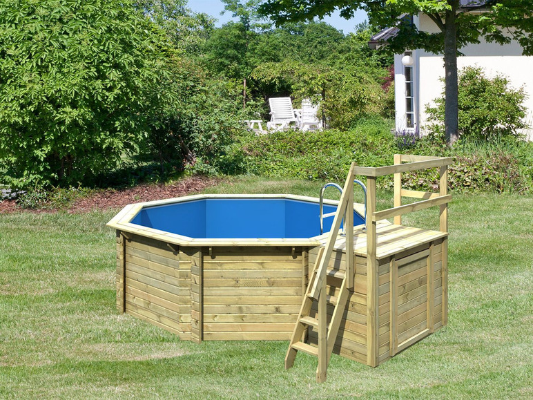 Karibu Karibu Holzpool »Classic«, wahlweise mit Sonnenterrasse