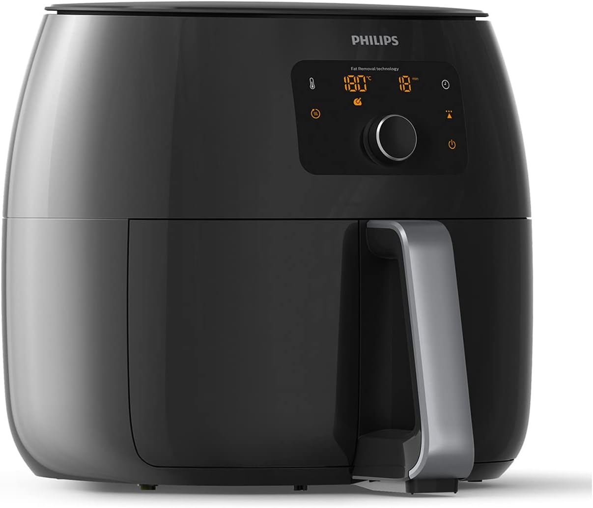 Premium Airfryer XXL with Fat Removal Technology, 3lb/7qt, Black, HD9650/96