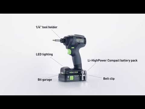 FESTOOL 18V Brushless TID Impact Driver Basic Skin 576481