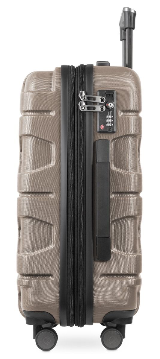 X-Kölln - hand luggage suitcase, hard shell autumn gold, TSA, 55 cm, 42-50 liters