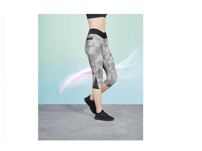 CRIVIT Damen Funktionscapri, schnelltrocknend