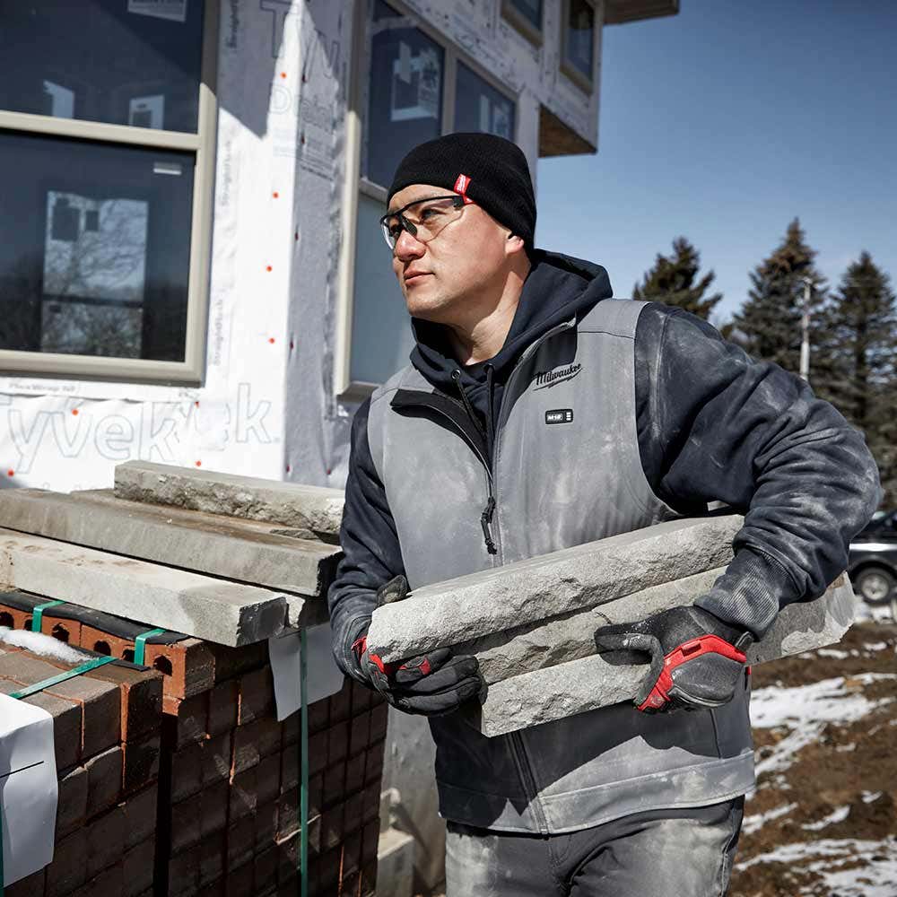 MILWAUKEE 12V TOUGHSHELL Heated Vest Grey Skin M12HVGREY10