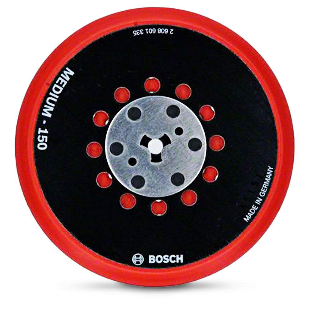 BOSCH 150mm Medium Hook & Loop Random Orbital Sander Backing Pad - Universal 2608601335