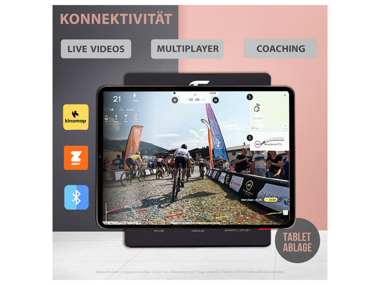 Christopeit Ergometer »ET« 6 inkl. Pulsmessgurt