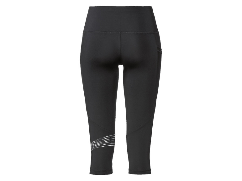 CRIVIT Damen Funktionscapri mit Handytasche