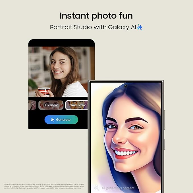 SAMSUNG Galaxy S24 Ultra Cell Phone 512GB Titanium Black