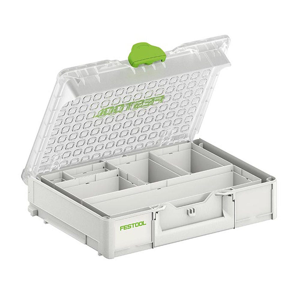 FESTOOL 89mm x 396mm 6 Compartment Organiser Systainer3 - Medium  204854