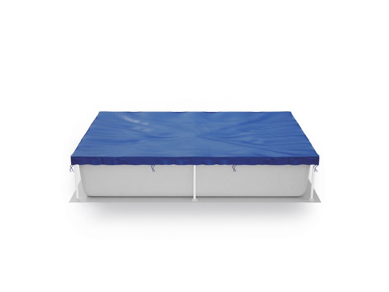 CRIVIT Pool- Abdeckplane, Ø 366 / 300 x 207 cm