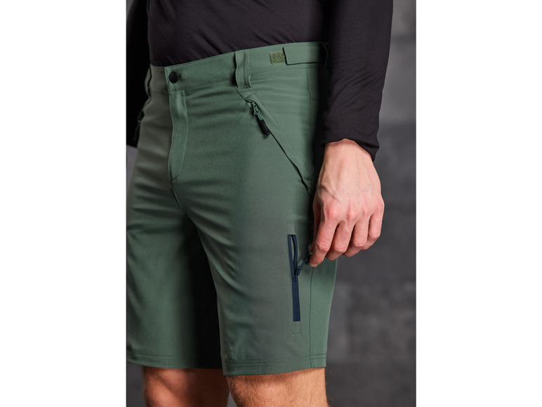 CRIVIT Herren 2-in-1-Funktionshose mit Sitzpolster