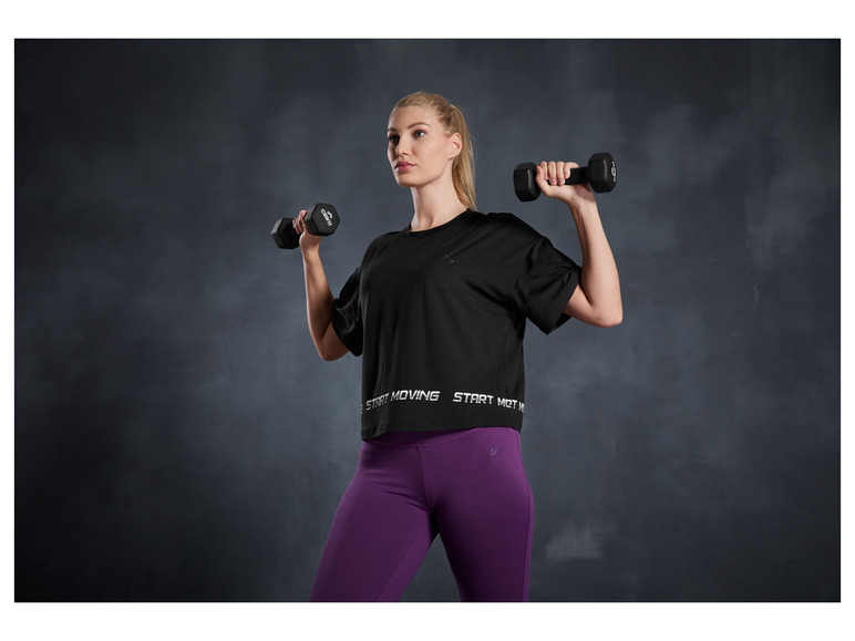 CRIVIT Damen Funktionsshirt, aus recyceltem Material