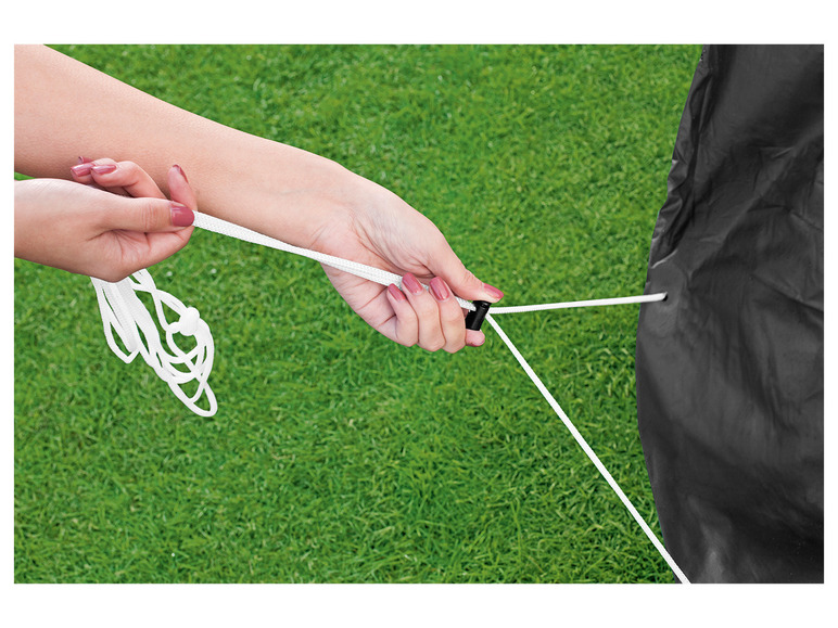 Bestway PVC-Abdeckplane, schwarz, für runde Pools