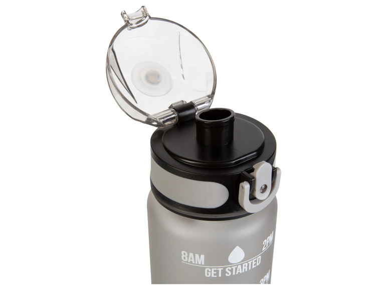 LIVARNO home Trinkflasche mit praktischer Trageschlaufe, 1 l