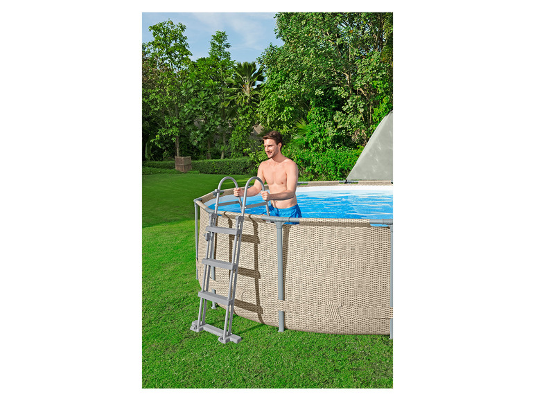Bestway Frame Pool Komplett-Set mit Filterpumpe Ø 396 x 107 cm