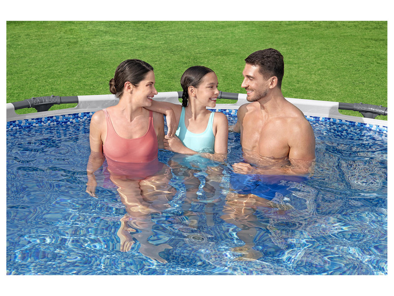 Bestway Bestway Steel ProMAX Stahlrahmenpool-Set mit Filterpumpe
