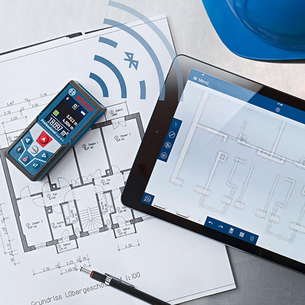 BOSCH 50m Rangefinder with Bluetooth GLM50C