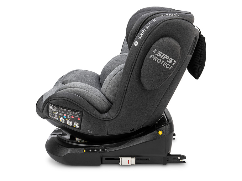 Osann Autokindersitz »Swift360 S«, 360-Grad-Drehfunktion, grau