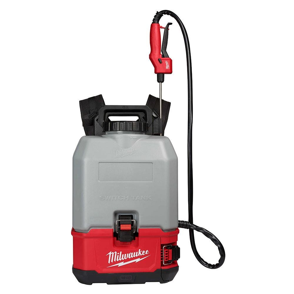MILWAUKEE 18V 15L Switch Tank Backpack Concrete Sprayer w/ Powered Base Skin M18BPFPCCS0