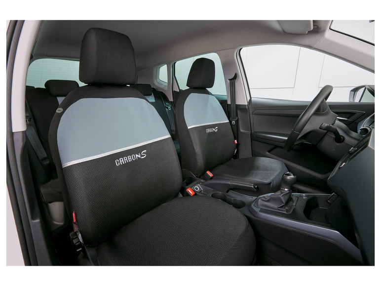 ULTIMATE SPEED® Autositzbezug-Set »Carbon«, 14-teilig