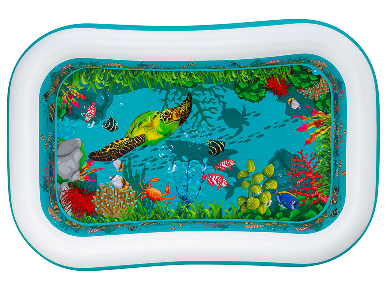 Bestway Family Pool 3D Abenteuer 262 x 175 x 51 cm, eckig
