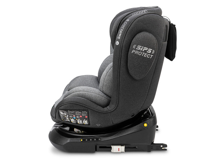 Osann Autokindersitz »Swift360 S«, 360-Grad-Drehfunktion, grau