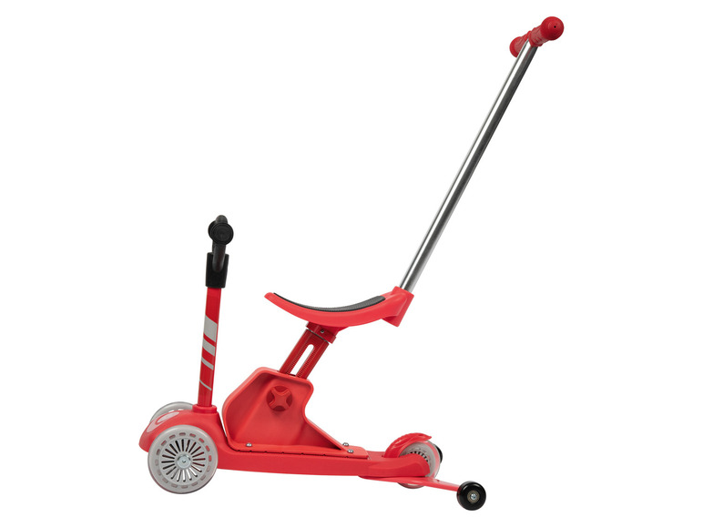 Playtive 4-in-1 Tri-Scooter, mit höhenverstellbarem Sattel