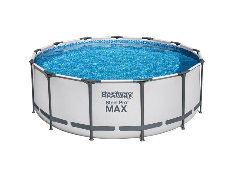 Bestway Bestway Steel ProMAX Stahlrahmenpool-Set mit Filterpumpe