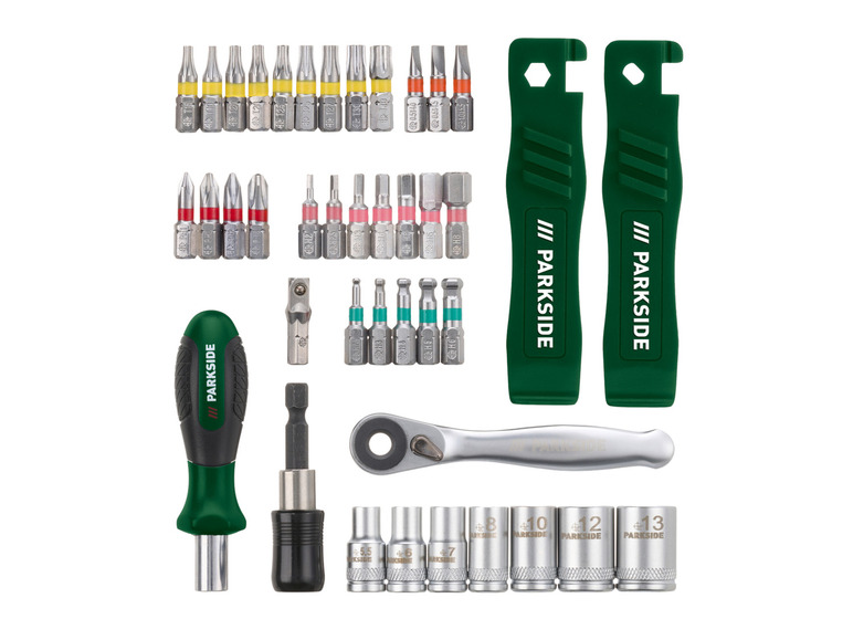 PARKSIDE® Fahrradwerkzeug-Set »PFWS 41 A1«, 41-teilig, für gängige Schraubprofile