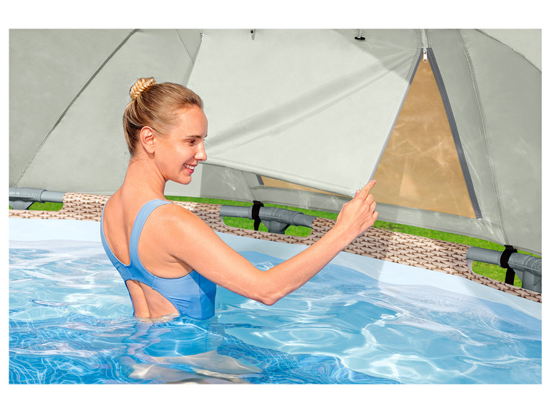 Bestway Frame Pool Komplett-Set mit Filterpumpe Ø 396 x 107 cm