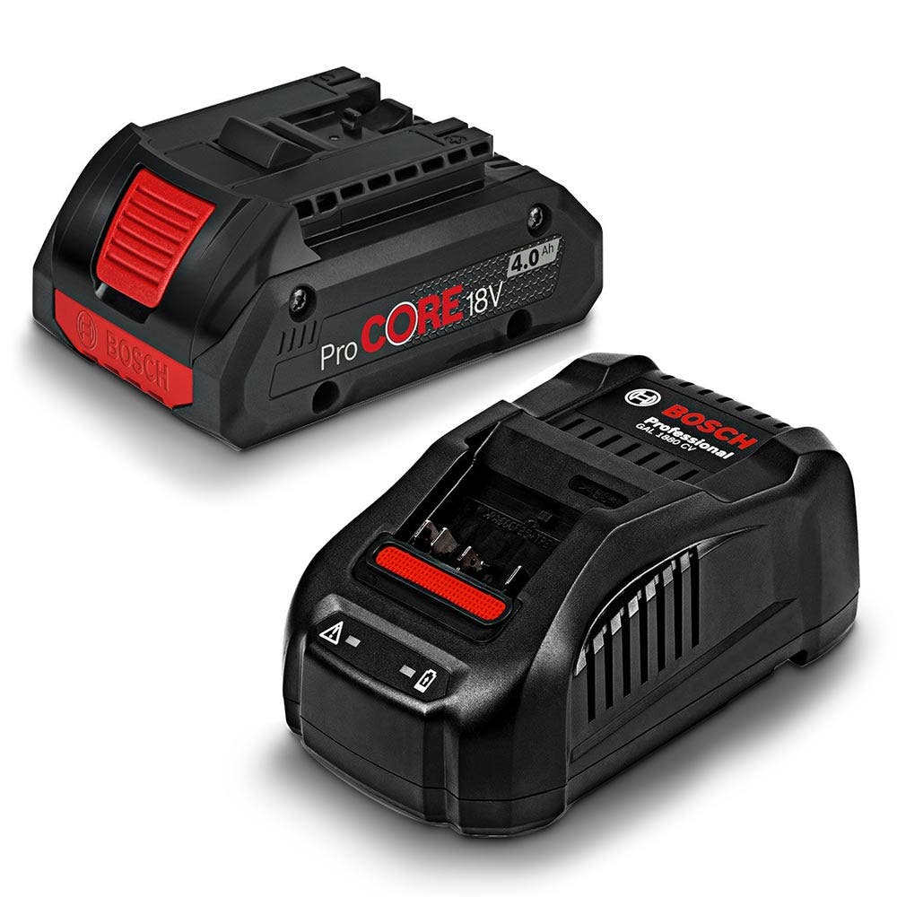 BOSCH 18V 1 x 4.0Ah Battery Starterpack PROCORE 0615990L5V