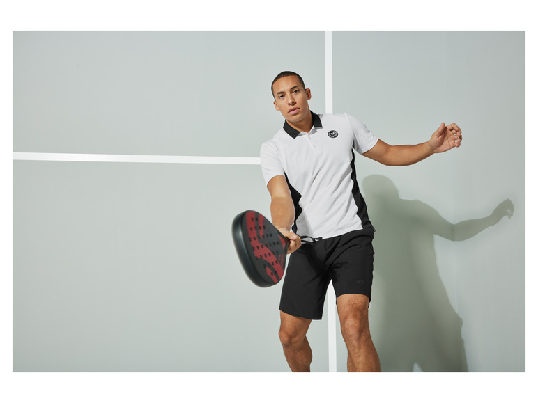 CRIVIT Herren Funktionspolo, atmungsaktive Struktur