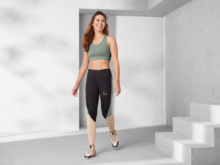 CRIVIT Damen Funktionstights mit Schlüsseltasche