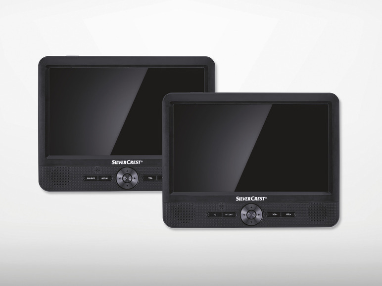 SILVERCREST® Tragbarer DVD-Player »SPDP 18 A1«, mit 2 Bildschirmen