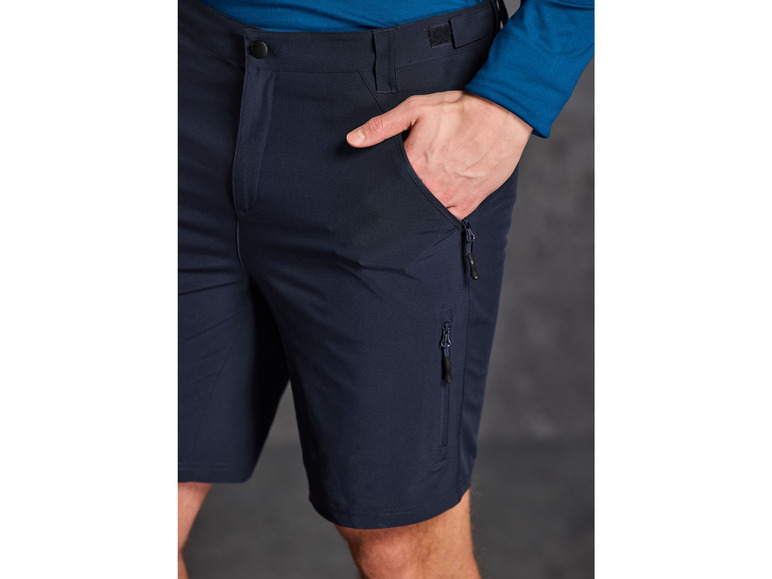 CRIVIT Herren 2-in-1-Funktionshose mit Sitzpolster