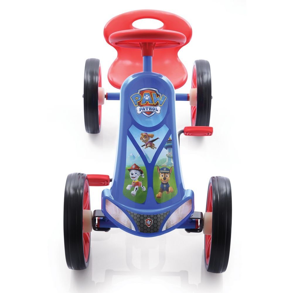 Hauck Tretfahrzeug Turbo II (2-4 Jahre) - Paw Patrol - Blue, Tretauto Pedal Go-Cart für Kinder ab 2-4 Jahre, verstellbarer Sitz