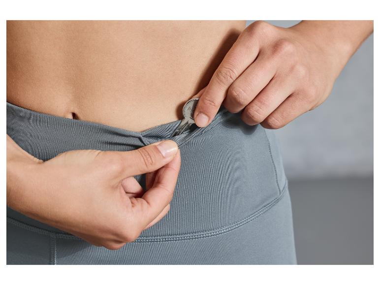 CRIVIT Damen Funktionstights, mit integrierter Schlüsseltasche