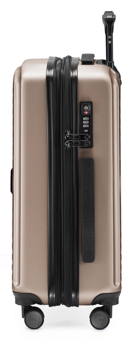 MITTE – hand luggage hard shell champagne matt, TSA, 55 cm, 55 liters