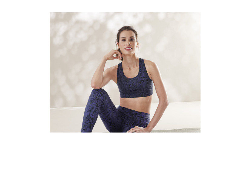 CRIVIT Damen Sport-Bustier, Medium Level, mit Ringerrücken