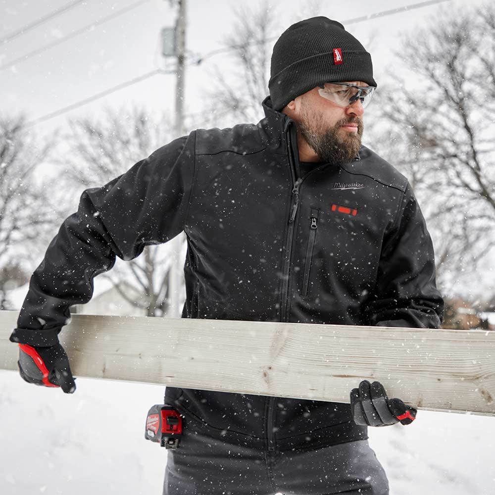 MILWAUKEE 12V Heated TOUGHSHELL Jacket Black Skin M12THJBLACK0