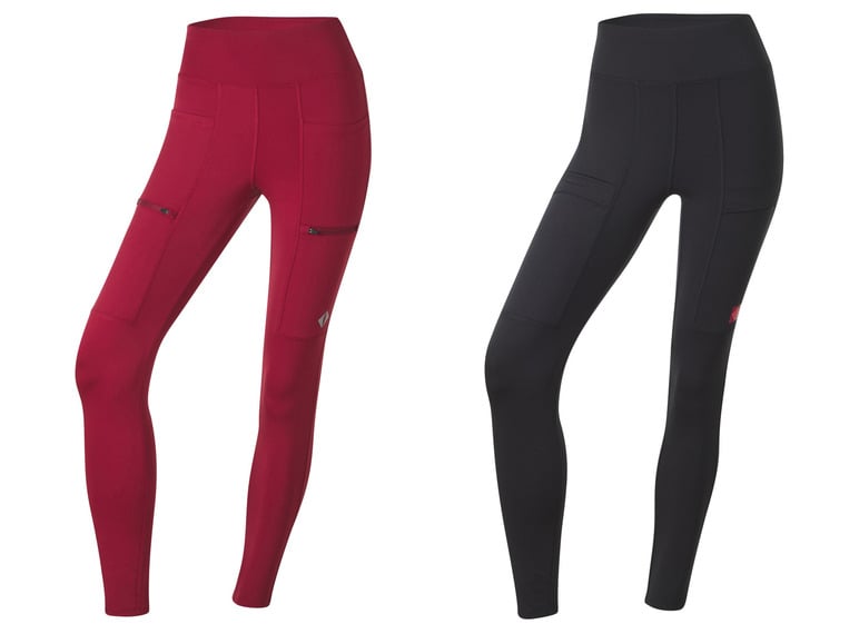 CRIVIT Damen Funktionstights, hohe Leibhöhe