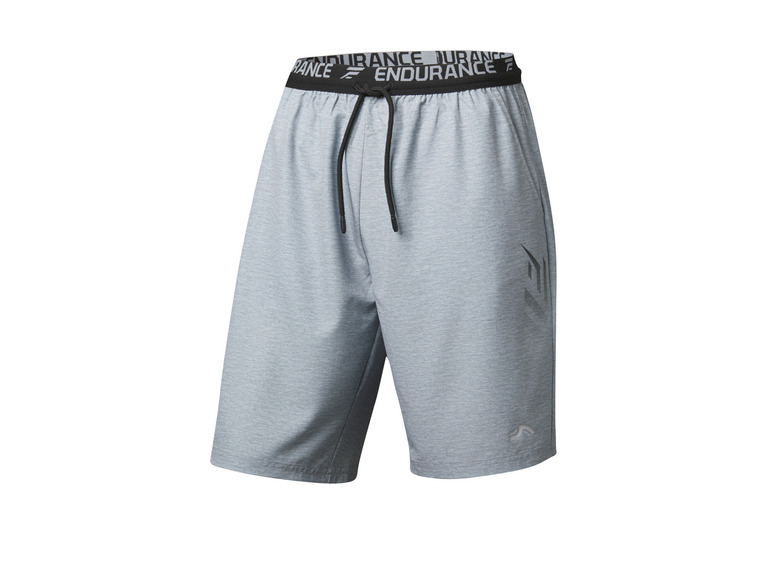 CRIVIT Herren Funktionsshorts, umlaufender Print am Bund