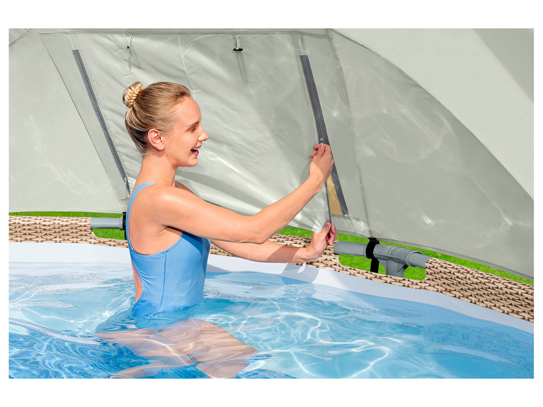 Bestway Frame Pool Komplett-Set mit Filterpumpe Ø 396 x 107 cm