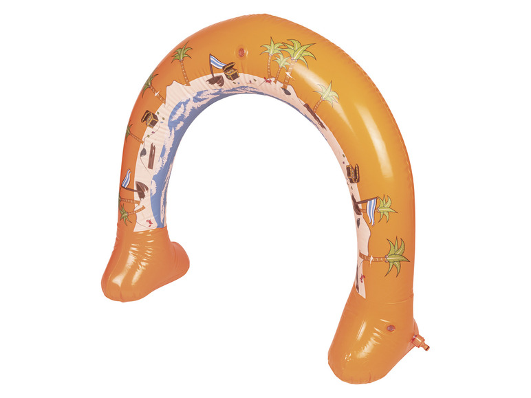 Playtive Wasserrutsche, aufblasbar, mit Sprinkler im Bogen