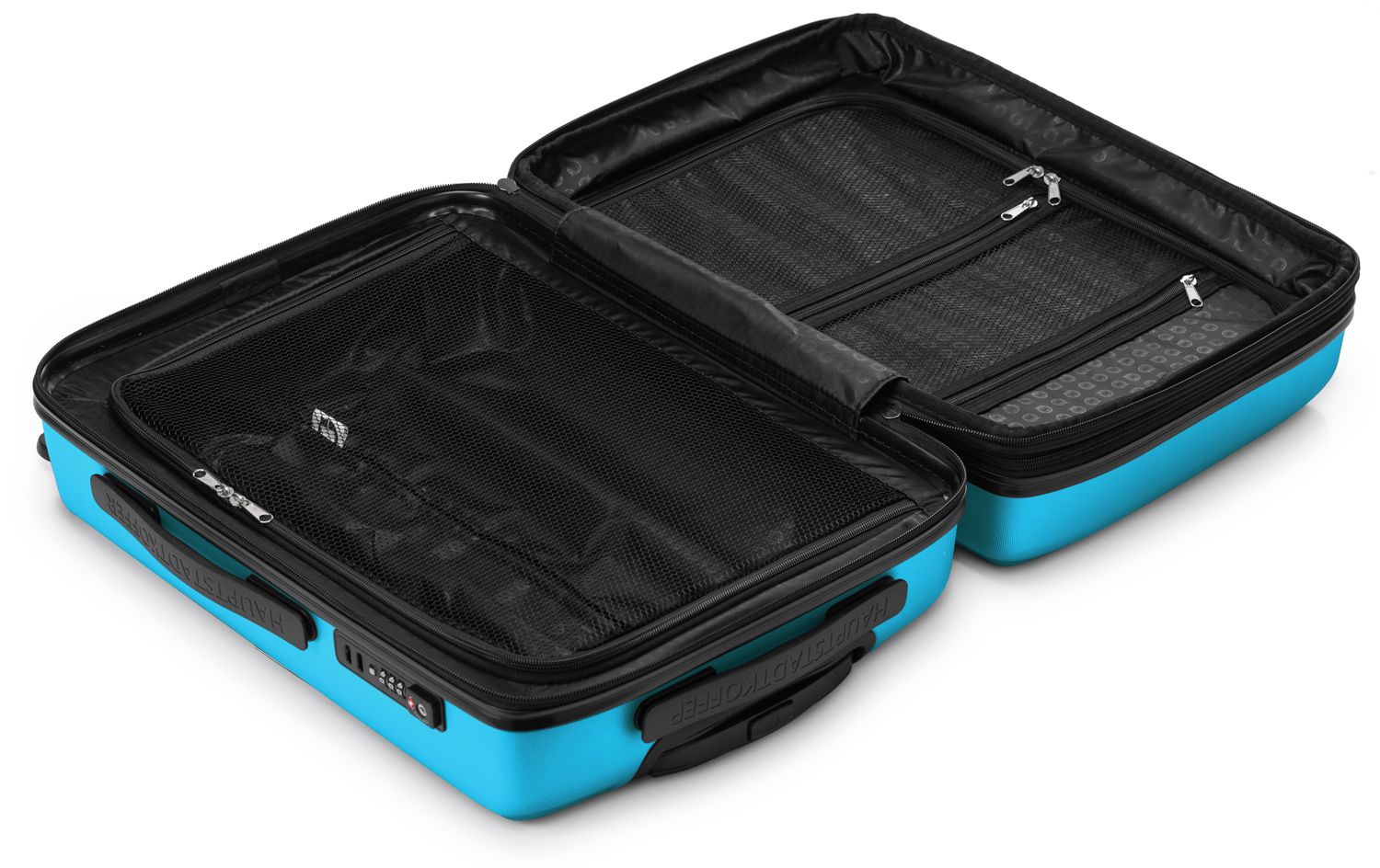 MITTE - hand luggage hard shell matt, XXL extension, TSA, 55 cm, 55 liters