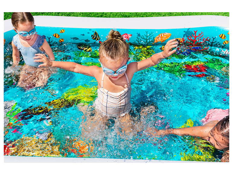 Bestway Family Pool 3D Abenteuer 262 x 175 x 51 cm, eckig