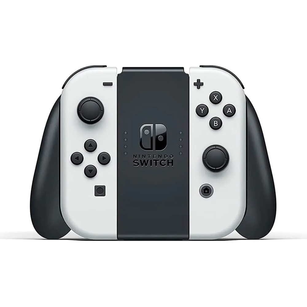 Nintendo - Geek Squad Certified Switch – OLED Model w/ White Joy-Con - White