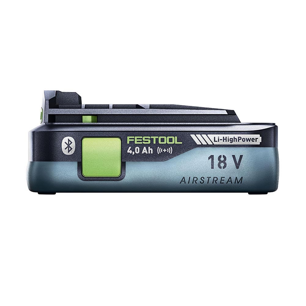 FESTOOL 18V 4.0 Ah Li-Ion Airstream Bluetooth High Power Battery 205034