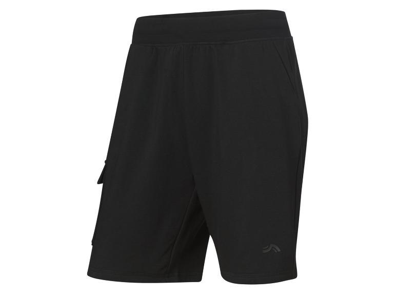 CRIVIT Herren Sweatshorts mit angerauter Innenseite und HeiQ Mint