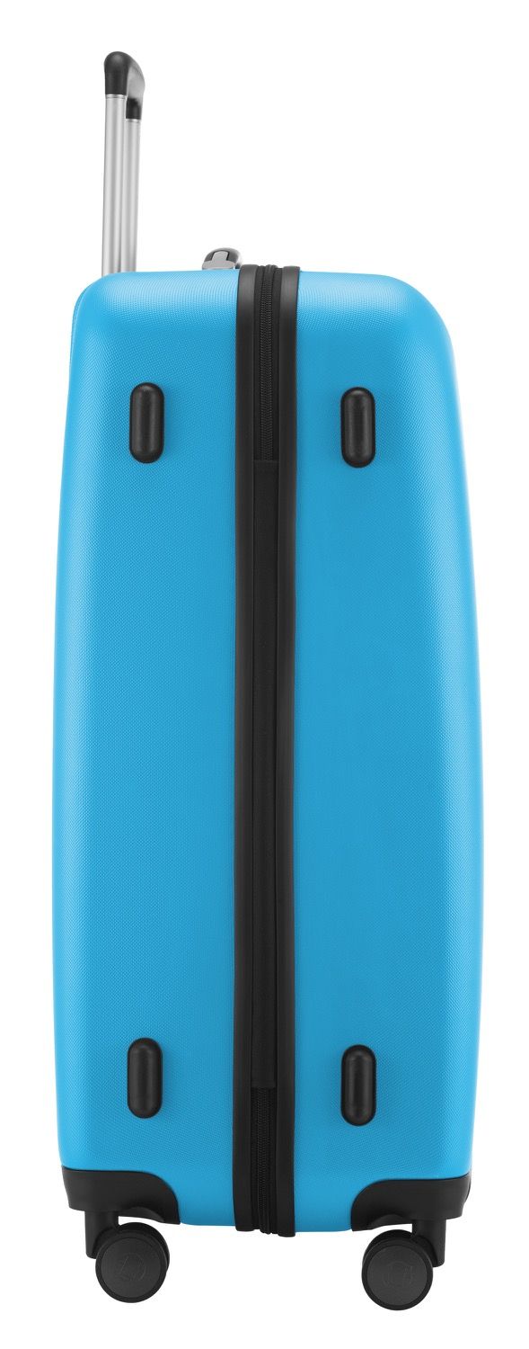 Wedding - Suitcase hard shell cyan blue matt, TSA, 75 cm, 103 litres